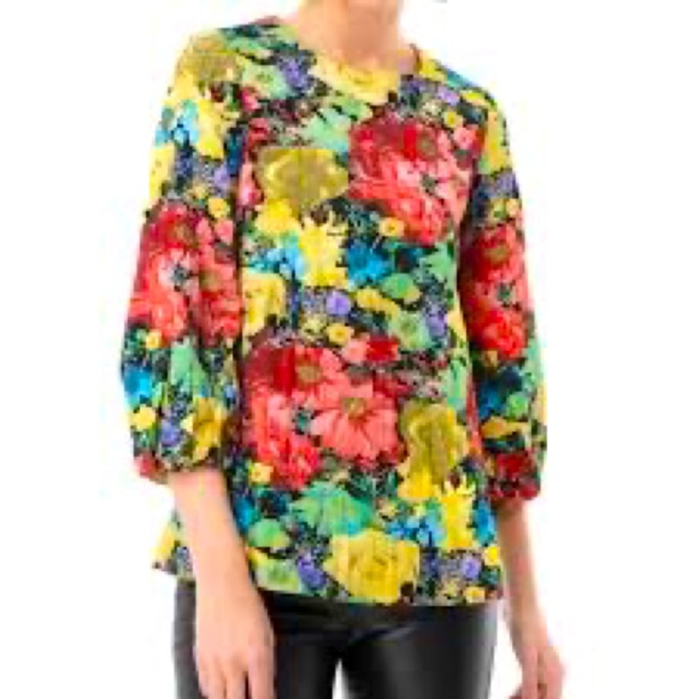 Tuckernuck Multifloral Jackie Blouse